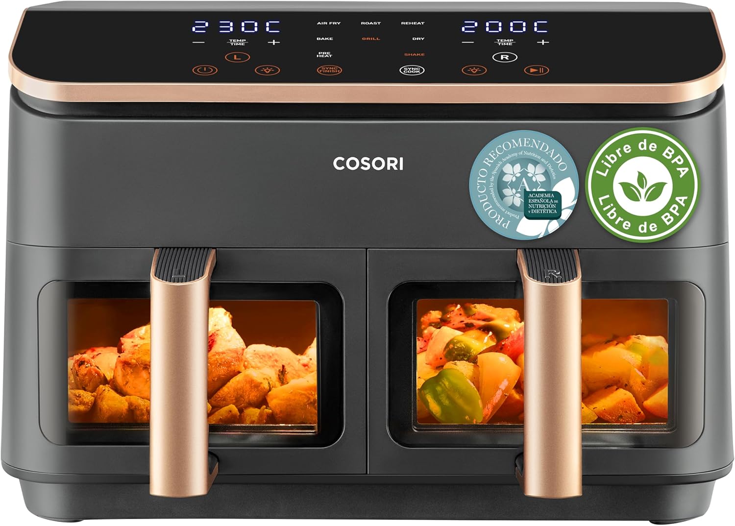 Cosori Doble 8,5L Inox