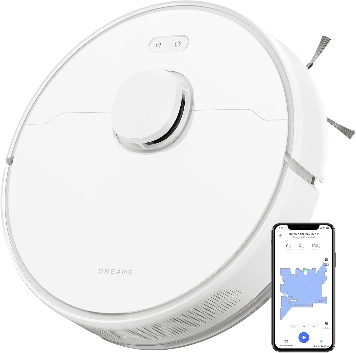 Dreame D9 Max Gen 2 con mapeo láser LIDAR