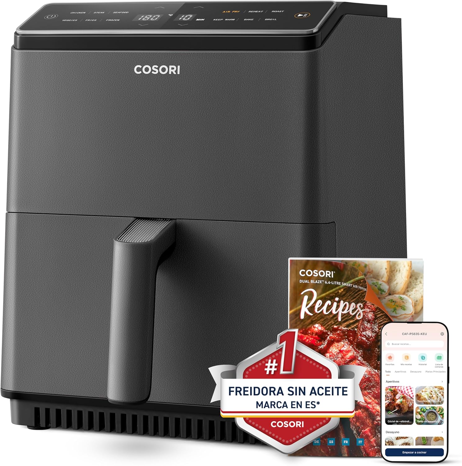 Cosori Freidora de Aire WiFi 6,4 L