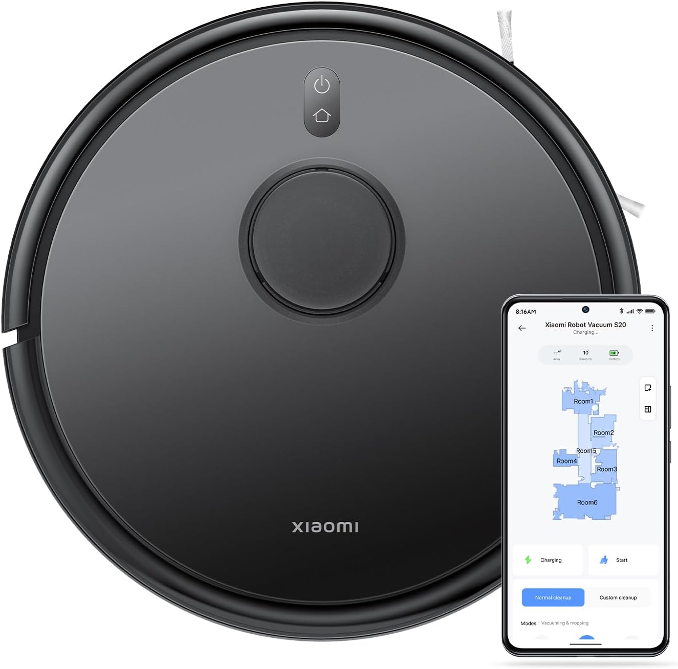 Mejores Robots Aspiradores Destacados 2025 Xiaomi Robot Vacuum S20 económico, aspira y friega